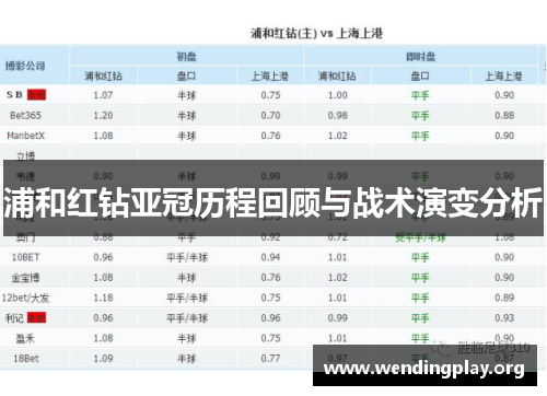 浦和红钻亚冠历程回顾与战术演变分析 浦和红钻亚冠历程回顾与战术演变分析